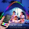 20M 200LEDs USB LED Light String 5V RGBIC Dream Color LED Strip Tape Bluetooth Addressable Fairy Lights For Christmas Decor
