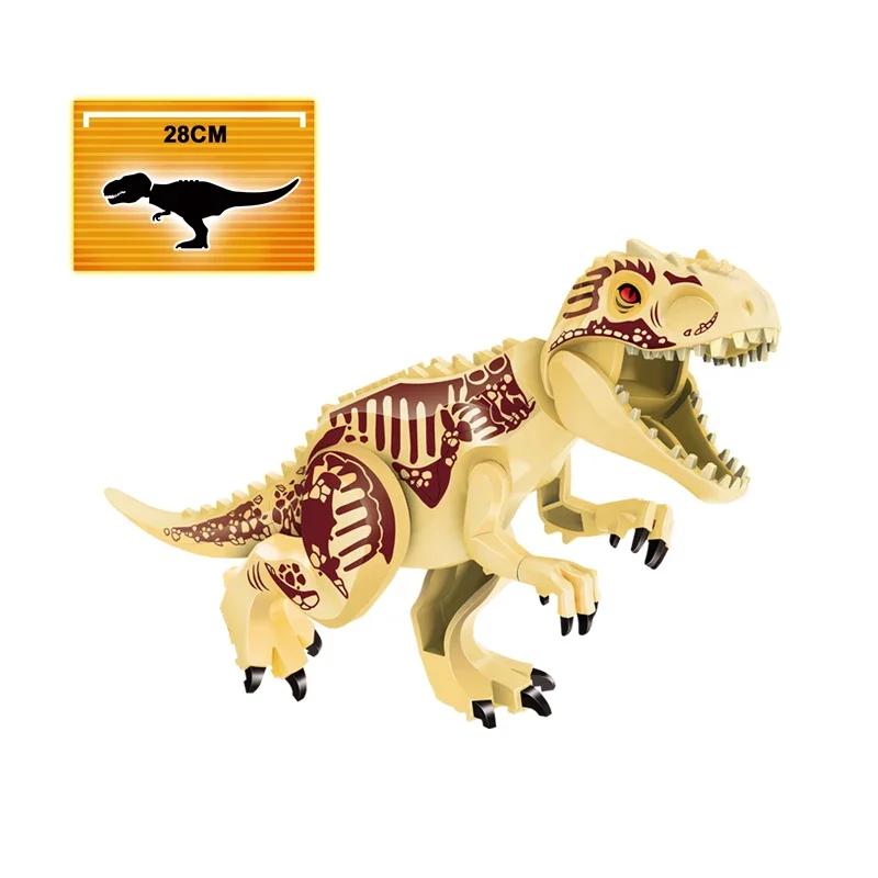 Мир Юрского периода 2 фигурки динозавров Tyrannosaurus Rex Indominus Rex I-Rex Indoraptor строительные блоки детские игрушки совместимы