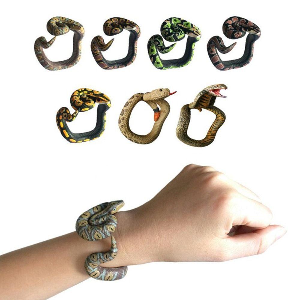 Fun Prank Cobra Python Gift For Friends Snake Tricky Toys Simulation Snake Simulation Animal Model