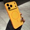 Роскошный Матовый Чехол для Телефона Magsafe для iPhone 17 Pro Max 16 15 14 13 12 11 Pro Air Магнитный Ударопрочный Бампер Задняя Крышка