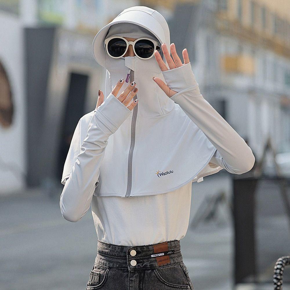 Face Mask Hat Fisherman Cap Climbing Neck Flap Cap Protection Face Cap Cycling Sun Hat Ice Silk