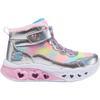 Skechers Женские кожаные противоскользящие амортизирующие высокие ботинки Детские ботинки Серебристые 302677L-SMLT