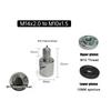 M14 to M10 Angle Grinder Adapter Durable Thread Slotting Tool for Polishing Connecting Rod Retrofitting Accessories