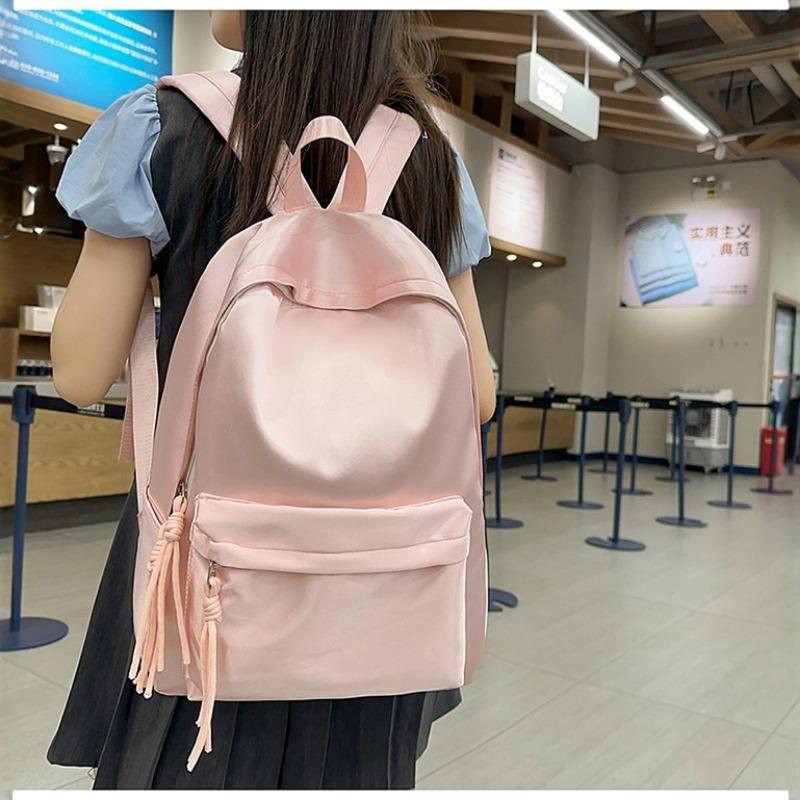 Повседневный школьный рюкзак большой вместимости для учениц средней школы, простой рюкзак для старшеклассниц и студенток колледжа, модный