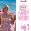 Barbie Cosplay Costume For Women Pink Dress Complete With Accessories