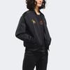 Adidas Neo Metallic Print Sports Casual Jacket Women Jacket Black GF7090