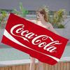 C-Cocas C-Cola Винтажный Логотип Пляжное Полотенце Цветные Банные Полотенца Для Девочки Микрофибра Быстрое На заказ Без Песка Пляж Йога Спа Спортзал Бассейн