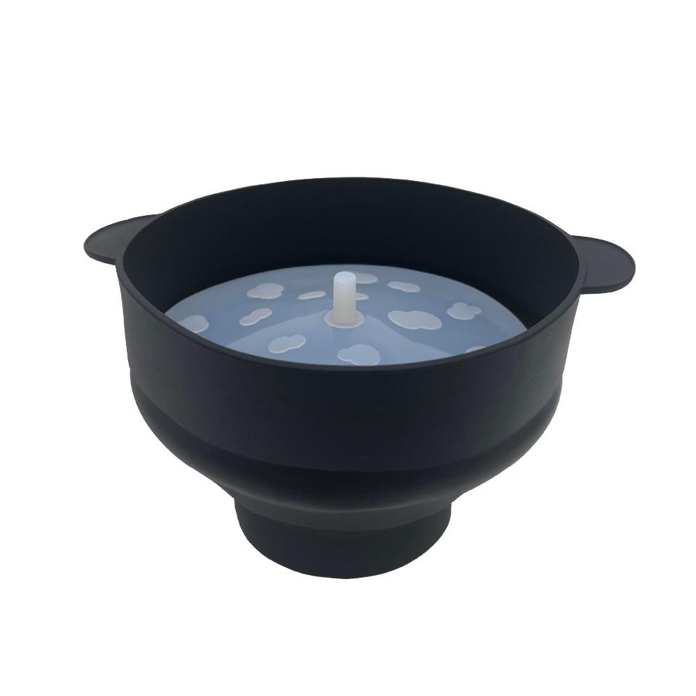 Красная машина для попкорна с крышкой, чипсы, силиконовая фруктовая тарелка, миска для попкорна для микроволновой печи, ведро, семья