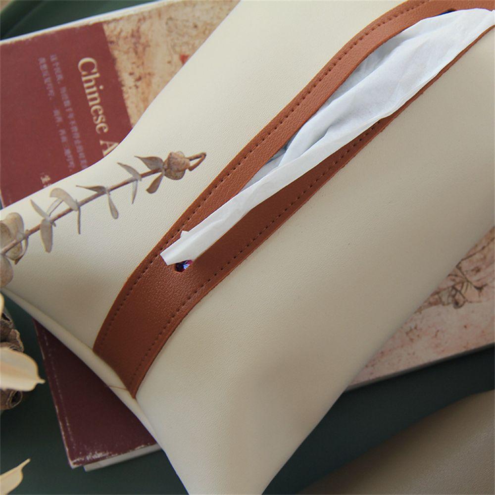 For Car Seat Back Car Tissue Box Paper Holder Hanging Tissue Cover Bag Toilet Tissue Storage Bag