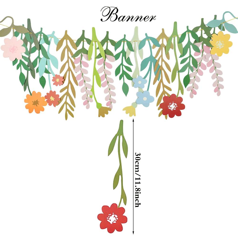 Wildflower Party Decorations Birthday Plates And Napkins Balloons Flower Banner Spring Floral Baby Shower Garden Party Supplies