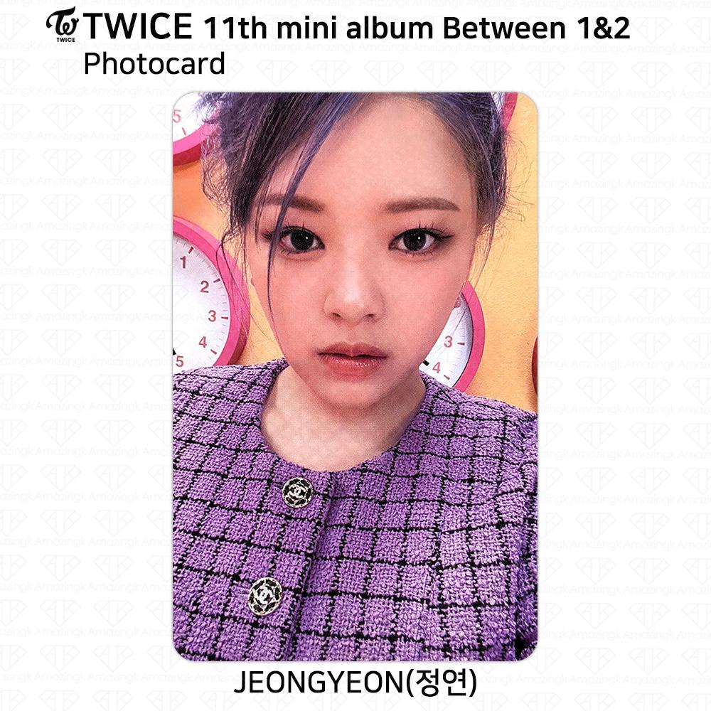 Twice 11-й мини-альбом между 1 и 2 Чонён Фотокарточка Открытка Polaroid POB