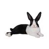 Ubia Relaxing Black and White X X Doll Animal Garden H22120 Rabbit, 31.5 19.5 18.5 Cm, Figurine, Ornament, Decor, Rabbit,