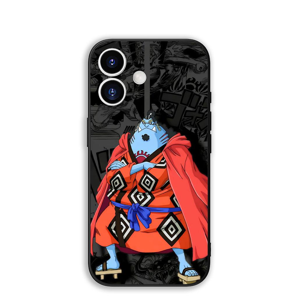 for Apple iPhone 17 16 Plus 13 12 Pro Max Mini X XR Xs ProMax 16E 15+ 17+ Air Phone Case Jinbe One Pieces Luffy Roronoa Zoro