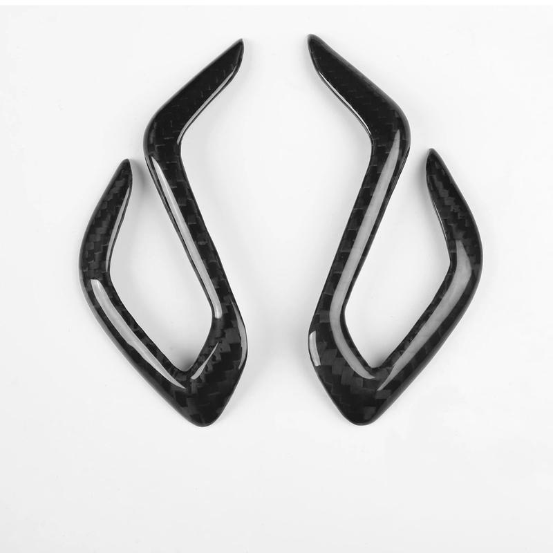 For BMW M-series carbon fiber shift head interior modification stickers, carbon fiber decorative stickers