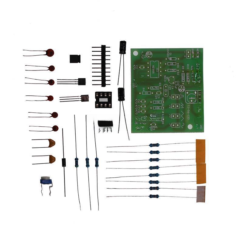 NE555 Multi-Channel Waveform Generator Kit - Square, Sawtooth, Triangle, Sine Waves