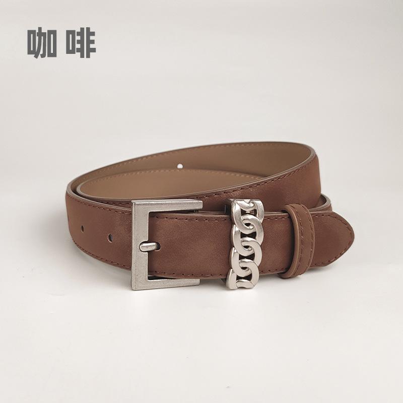 Бархатный матовый кожаный женский ремень из коровьей кожи для женщин, женский ремень с повседневными брюками, джинсами, женским ремнем