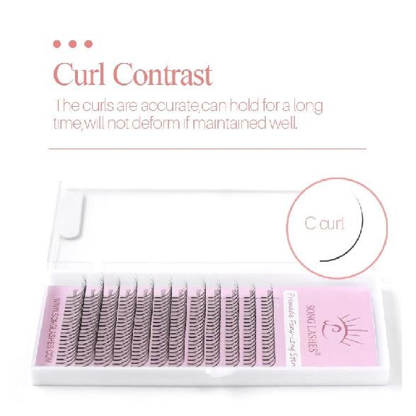 SONG LASHES Long Root Lashes Extensions Premade Volume Fans 2d/3d/4d/5d Faux Eye Lash Russian Volume Eyelash Extension