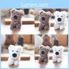 Miniature West Highland Dog Plush Keychain Bag Pendant Pp Cotton Plush Toys