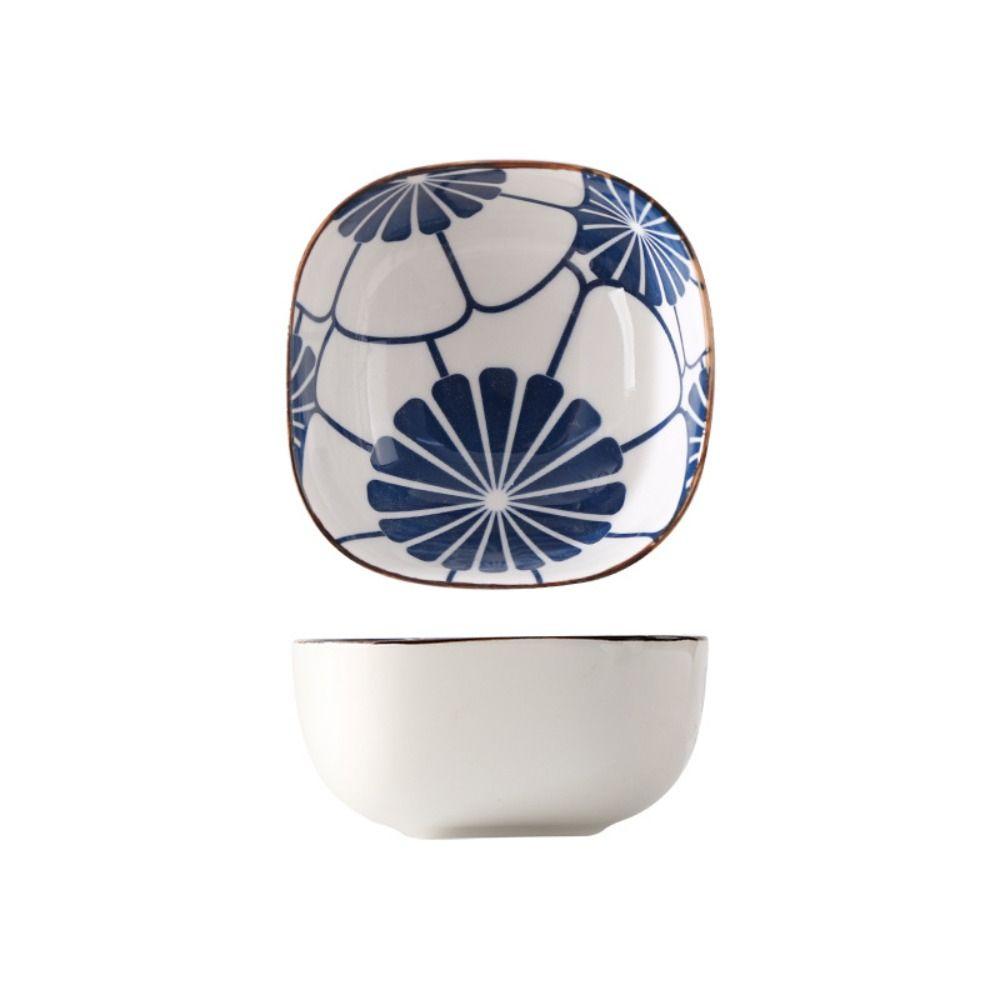26Pcs Vintage Blue Dipping Bowls Ceramic Japanese Style Mini Appetizer Plates Thicken Dishwasher Safe Small Side Dishes