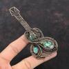 Copper Amazonite Pendant Copper Wire Wrapped Gemstone Jewelry Guitar Pendant Amazonite Handmade Jewelry Copper Wire Pendant Engagement Gift