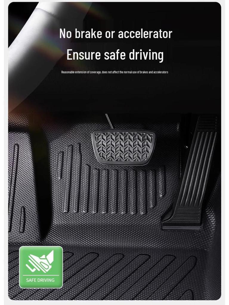 Коврики в салон Volkswagen Teramont X, Модели 17-24, Полностью закрывающие 7-местный, TPE