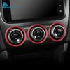 Ручка регулировки кондиционера для Subaru Forester 2013 2014 2015 2016 2017 2018 Кольца переключателя регулировки Навигация Аудио Аксессуары для салона Отделка