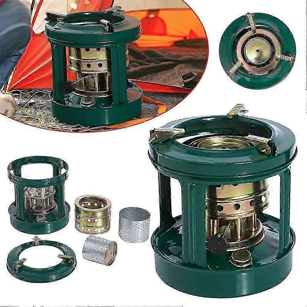 Portable Kerosene Stove Compatible with Diesel & Alcohol, Outdoor Camping & Picnic Cooker, Home Burner for Heating, Cooking & Boiling