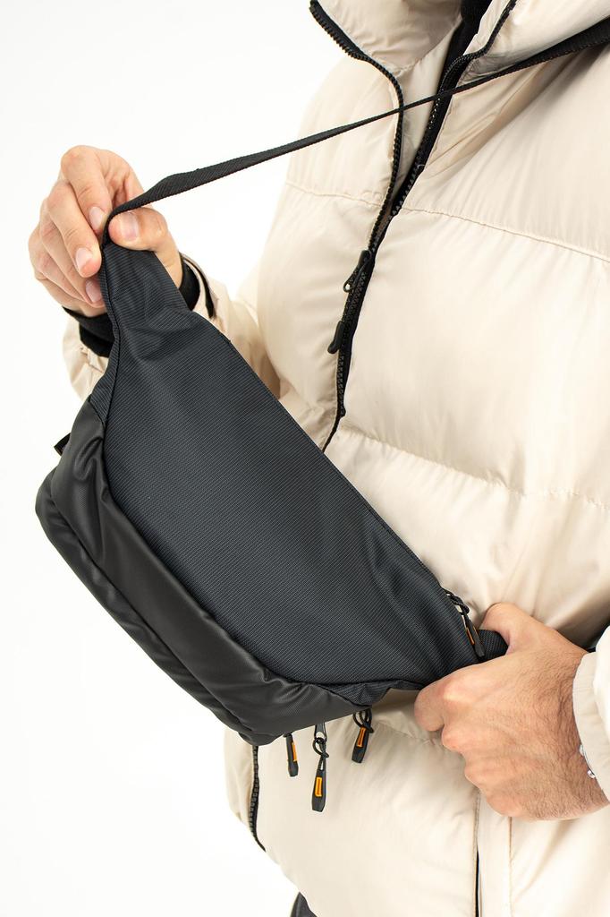 Cross Shoulder Chest And Waist Bag Zippered Quality Sporty Bag VIP