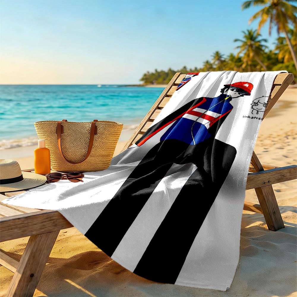 Incredibox Beach Towel High Absorbency & Quick-Dry Comfortable Lightweight Perfect for Traveling Yoga Camping and Swimming