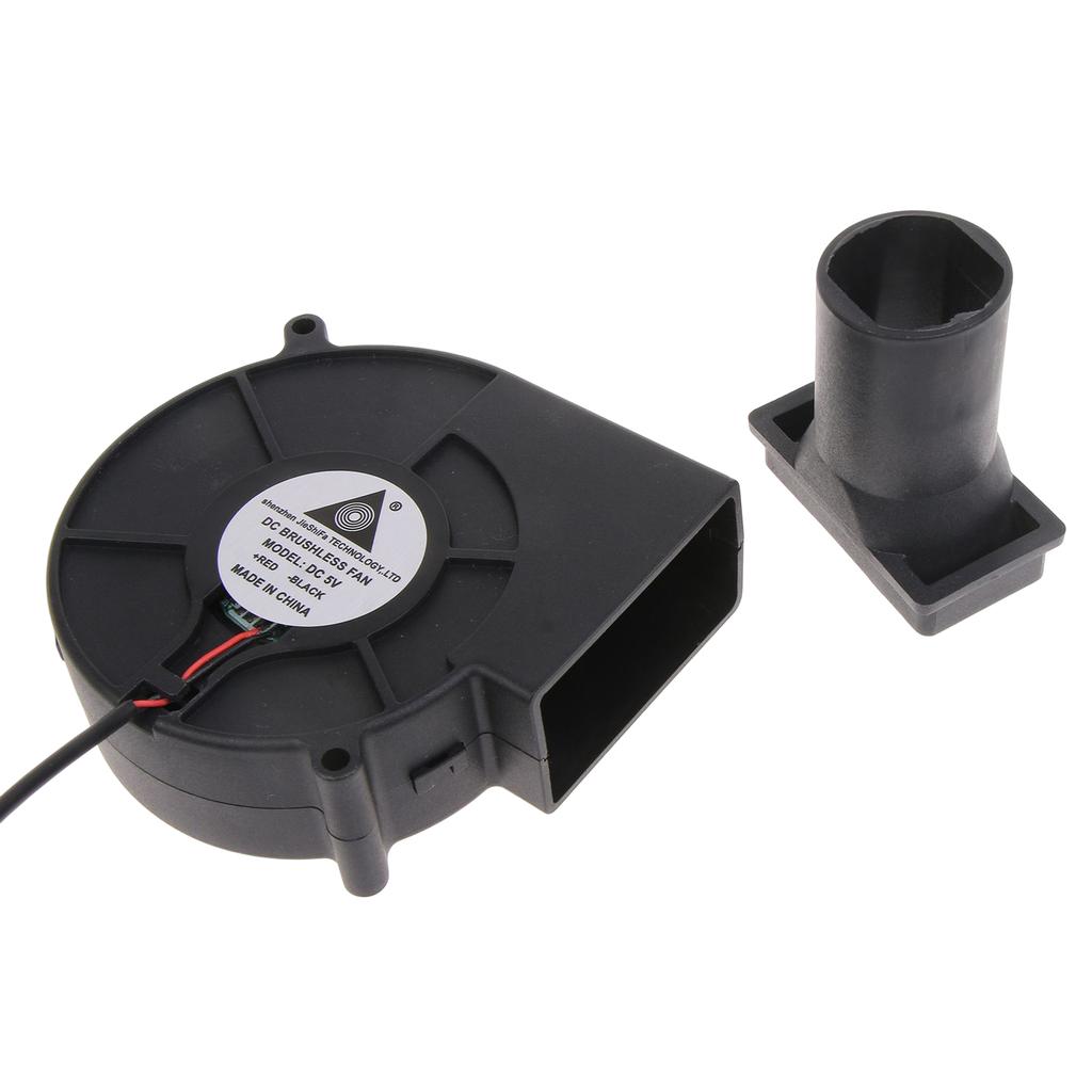 5 В USB-вентилятор Usb 9733, большой объем воздуха с выходным вентилятором для дровяной печи, барбекю, бытовой вентилятор для приготовления пищи, 9,7 см