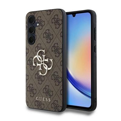 Guess Guhcsa354Gmgbr A35 A356 Коричневый/Brown Жесткий чехол 4G Большой металлический логотип
