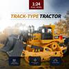 1:24 2.4G 9CH RC Bulldozer RC Tractor Truck Construction Engineering Vehicles with One Key