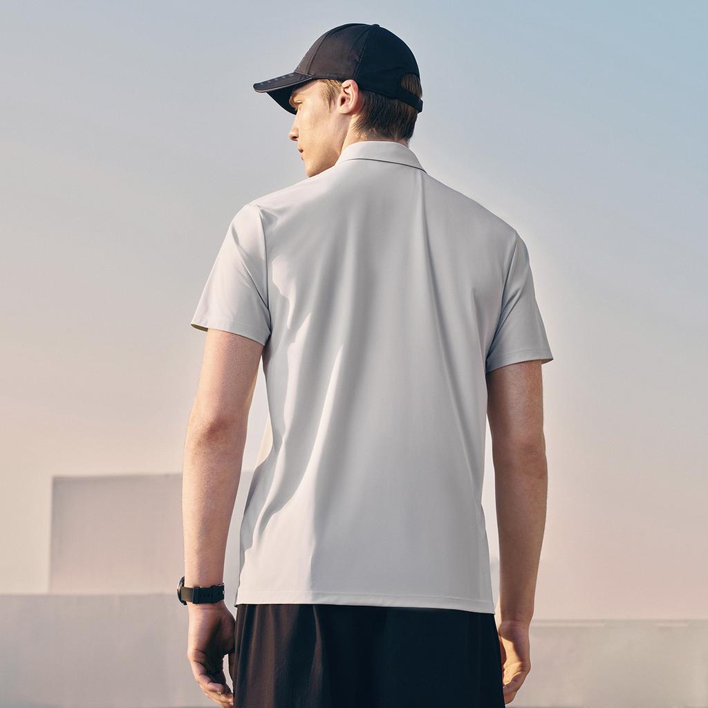 Fila Фитнес Классический Минималистичный Спортивная Тренировка Повседневная Рубашка-поло с коротким рукавом Мужские топы A51M621110F-GY