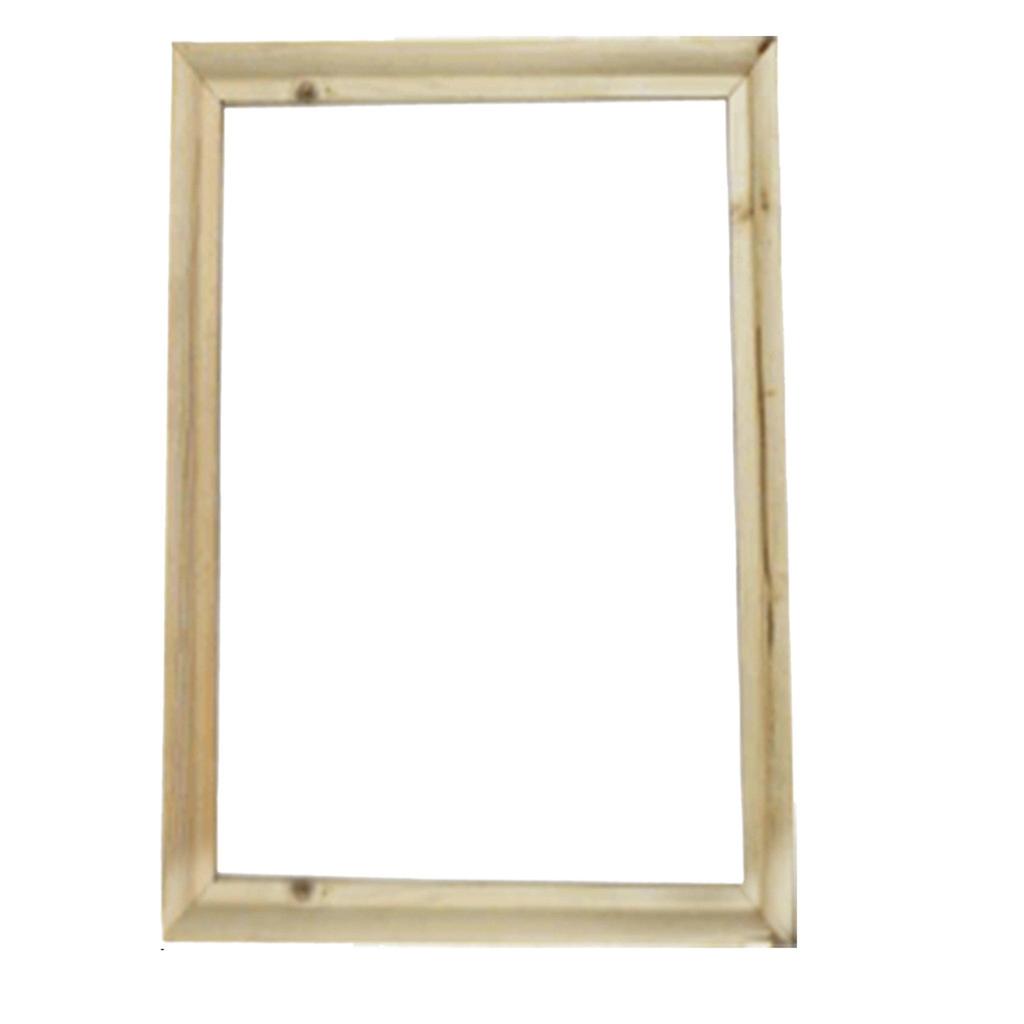 Wall Art Modern Wooden Natural Picture Wood Frame Solid Wood Frame Canvas Oil Painting Photo Frame