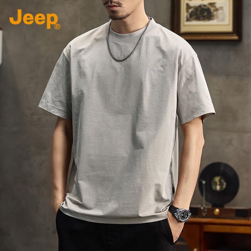 Jeep Мужская антибактериальная футболка из ледяного шелка 7A