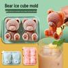 Little Bear Easy-Release Silicone Ice Cube Tray for Iced Tea & Beer - Low Temp Resistant