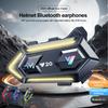 Y20 Motorcycle Helmet Headphones Bluetooth 5.3 1000Mah Noise Reduction Wireless Hands-Free Waterproof Motorcycle Headphones