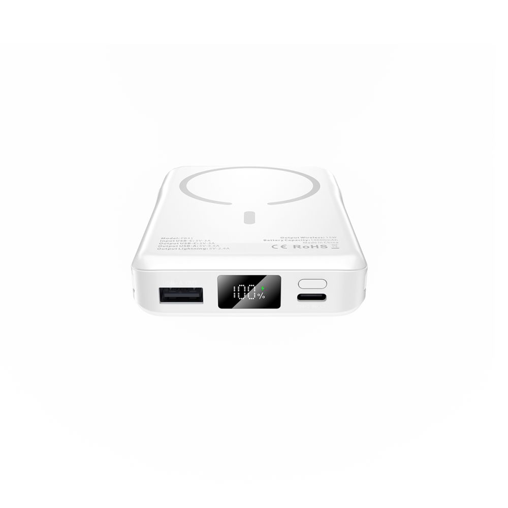 Tech-Protect Pb31 Lifemag Magsafe Power Bank 10000Mah White