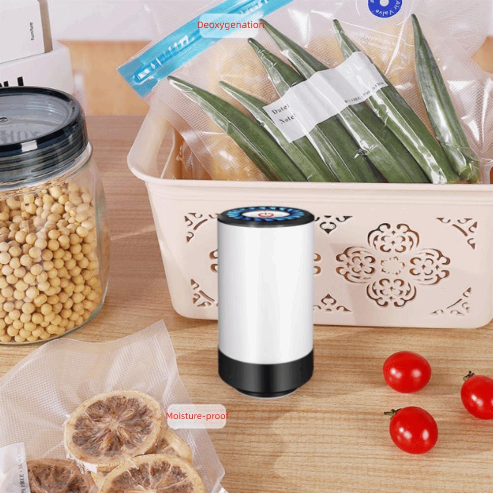 Mini Body Electric Vacuum Pump Low Noise Vacuum Bag Suction Pump Kitchen Storage