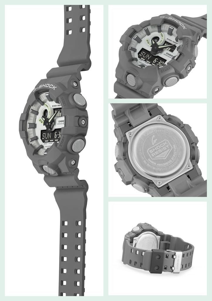 Часы GLOW Series Gray [Casio] G-Shock []HIDDEN GA-700HD-8AJF Мужские