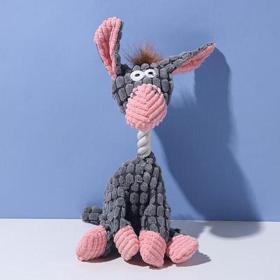 Звучащая игрушка-ослик для питомцев (2-Pack)