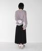 Ronron Strap Knot Long Skirt Black
