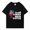Bad Bunny 'Debí Tirar Más Fotos' Унисекс Футболка больших размеров Топы Хлопок Круглый вырез смешная Высокое качество короткий рукав мужская Женская футболка