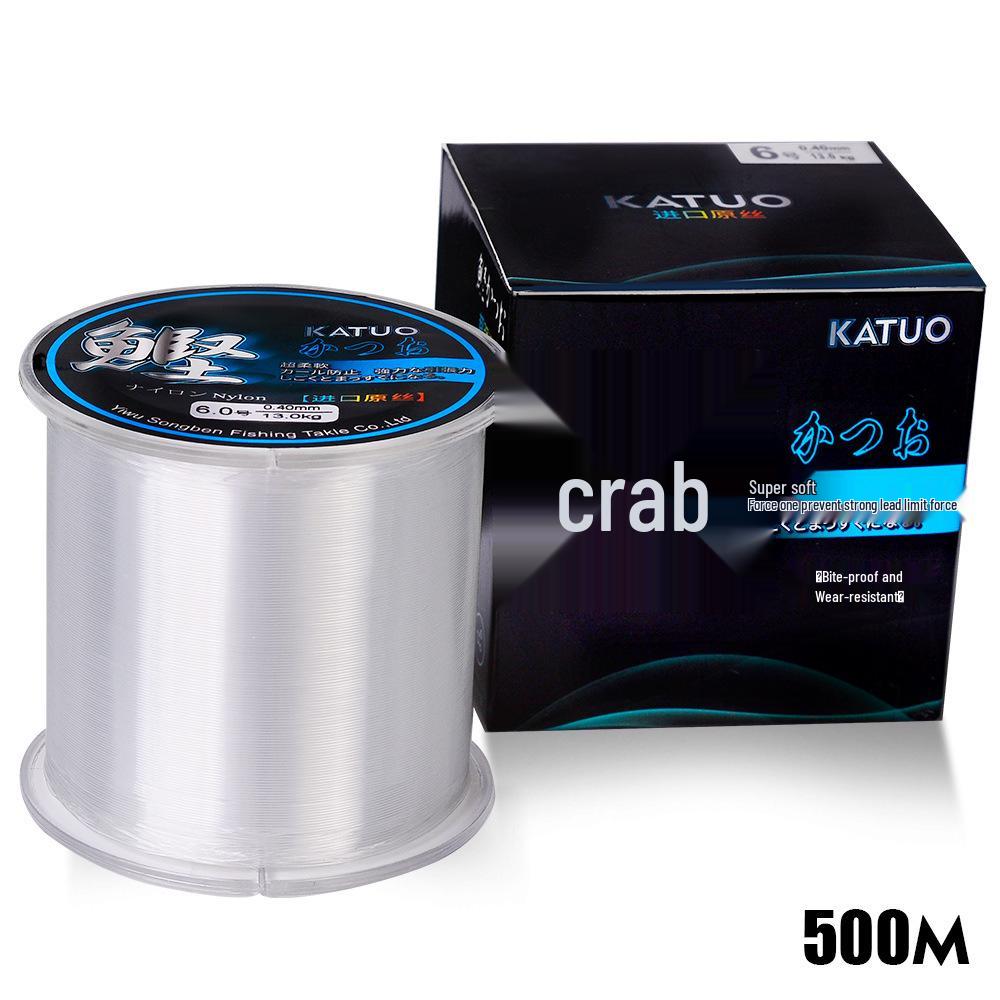 100m Transparent High Strength Nylon Fishing Line for Sea Rods