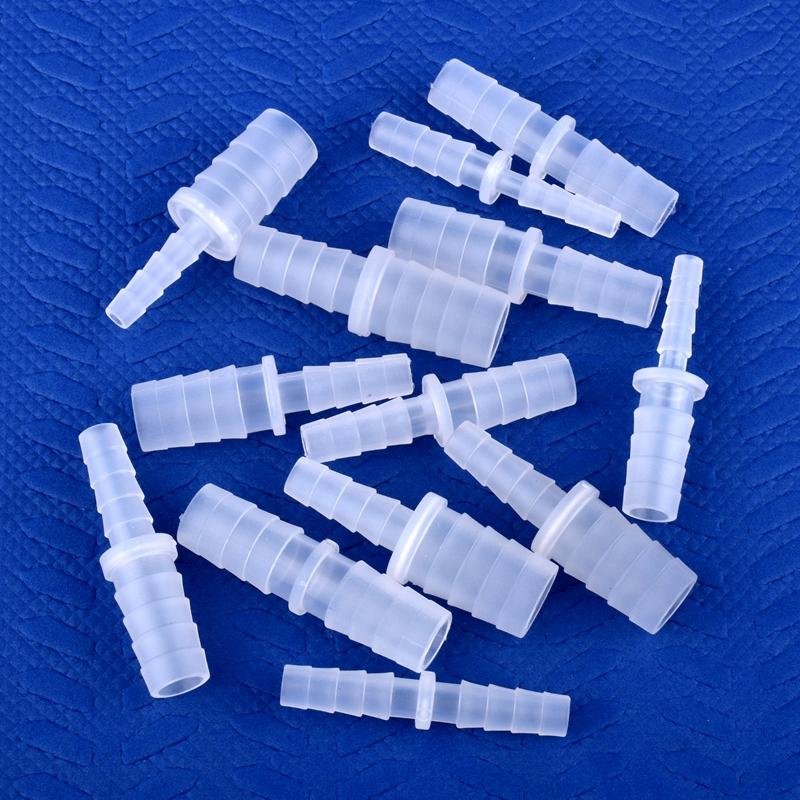 10 шт./лот 6~12 мм PP равного/уменьшающего диаметра прямой соединитель для аквариума адаптер для воздушного насоса штуцер для шланга поливочная ирригационная труба фитинги своими руками