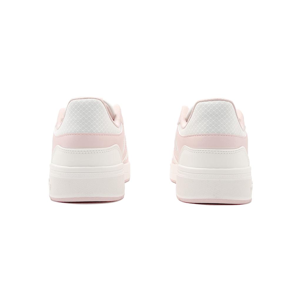 Adidas COURTBEAT Pink Mist Meteor Synthetic Leather Abrasion Resistant Slip Resistant Low top Skateboard Shoes Women's KI6785(Team499-)