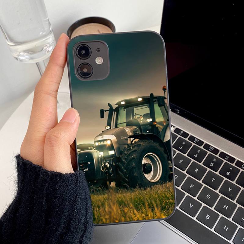 Чехол для телефона «Трактор» для iPhone 13 8 7 6S Plus X 5S SE 2020 XR 11 12 mini pro XS MAX