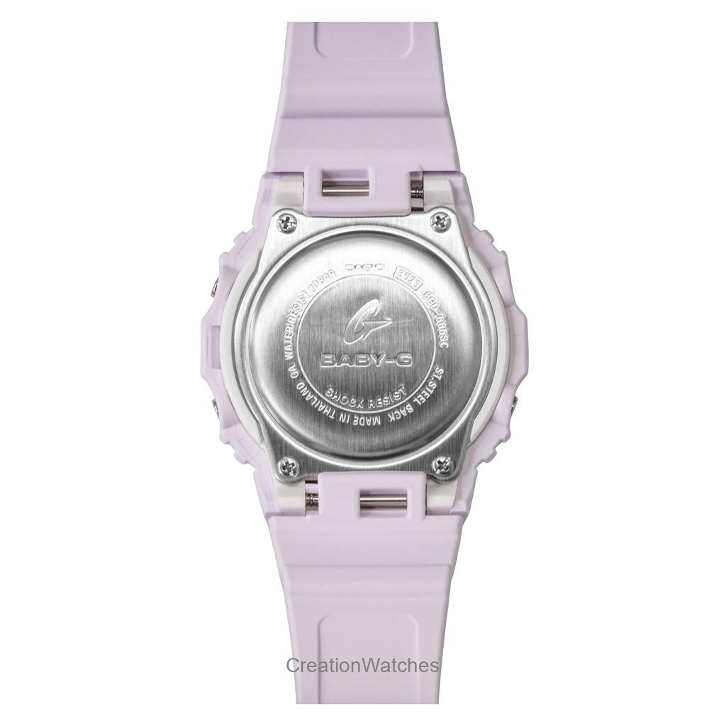 Casio Женские часы Baby-G BGD-565SC-4B с цифровым кварцевым механизмом, полимерным ремешком, 200M