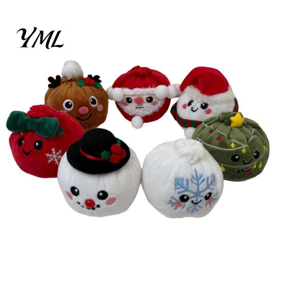 Fun Keychain for Women Stuffed Dumplings Keychains, Mini Plush Toys, Kawaii Key Chain Backpack Charms, Cute Wallet Decoration Soft Fidget Keychains