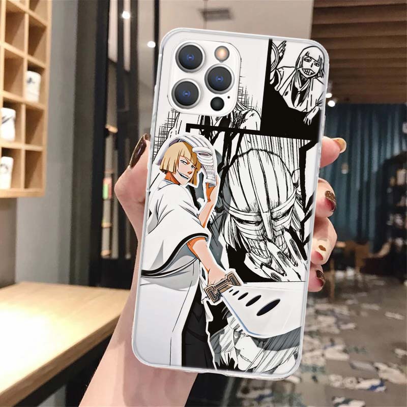Bleach Синдзи Хирако Мягкий чехол для телефона для iPhone 16 15 14 13 12 11 Pro Max X XR XS 7 Plus 8 + SE 16Max Рисунок Индивидуальная обложка